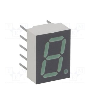 HDSP-F503 Display: LED; 7-segment; 10mm; 0.4"; No.char: 1; green; 1.03÷3.5mcd K8vPgyJKXkKS78bWObq67j1ZuZgVuD0AQiyhOijJXcg