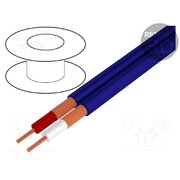 C121 BLUE Wire: microphone cable; 2x0.25mm2; blue; OFC; -15÷70°C gSXpOa4MqV9XUUhQkBfDEMzqA5s6UCIIqELph9aS8Gc