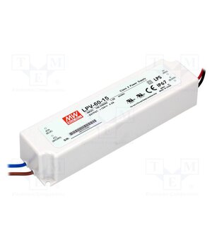 LPV-60-15 Power supply: switching; LED; 60W; 15VDC; 4A; 90÷264VAC; 127÷370VDC ns_ooN9ThUe19JiVYR4OjYj8_LbLdSDdZFPQREWWuqw