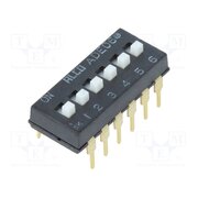 1825360-4 Switch: DIP-SWITCH; Poles number: 6; ON-OFF; 0.1A/24VDC; Pos: 2; THT n8AmAvAVfS96jmecj1kDDKt_PRgWCG5kE1JxUAQ8DAg