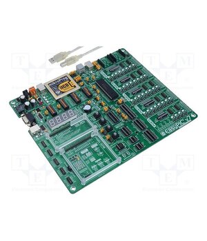MIKROE-798 Dev.kit: Microchip PIC; Add-on connectors: 2; 1kbEEPROM ARC0u_FCzX8PyMz3RPSiq9c3qt6KktpwuuN_x_c-CKA