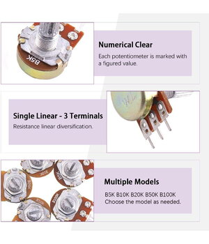 Potenciometru un pogu komplekts, 60 gab.

 ABRR151+1.jpg