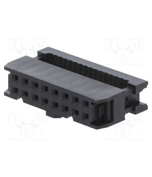 FCS-C1-16-G Connector: IDC; plug; female; PIN: 16; IDC; for ribbon cable; 2.54mm bAXSrXdpUA3ZlM0G1olEasC4j5j94QSt0BjgmXrKxBY