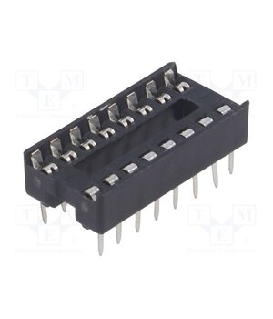 DS1009-16AT1NX-0A2 Socket: integrated circuits; DIP16; 7.62mm; THT; Pitch: 2.54mm H74XHFV1BbgwiCkvfueyP4iXZjokDyGAyGHtU4_zV2k