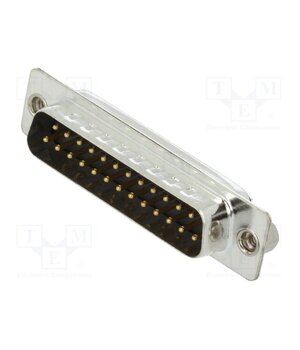 DB25-SP-K Connector: D-Sub; PIN: 25; plug; male; for cable; soldering; black mke3Ab4YHWxAvSGOAP27u5xM9HYTZEC0QbnsltsHjvk