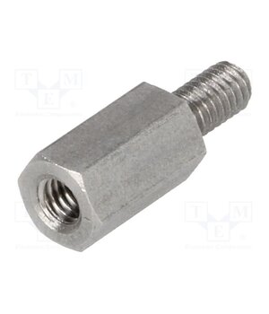 246X12 Screwed spacer sleeve; 12mm; Int.thread: M4; Ext.thread: M4 X5KeoRvOrOyivmF_pGAXbF_7nDteeJnZkoIZKr2Bh7Y