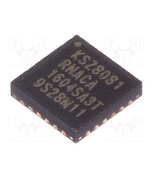 KSZ8081RNACA IC: transceiver; 10/100Base-T; MDC,MDI,MDI-X,MDIO,RMII; QFN24 bbJ8QI-930p7Ad8aIXpt7Sgz8kniM0SyGD-f2wSB9GI