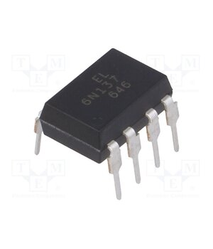 6N137 Optocoupler; THT; Ch: 1; OUT: logic; 5kV; 10Mbps; DIP8; 6N137 00U_eDiBZUkVZwSWzdiB7JJmAOcx5bUcCtYvnPCdbqg