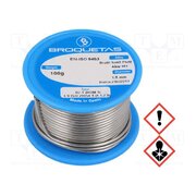 BROFIL 60 B2.1 1.5MM 100G Tin; lead-based; Sn60Pb40; 1.5mm; 0.1kg; reel; 183÷190°C; Flux: SW26 NDb6cqfqTpRnDWcdSBI3GZx5GPXMaNeGGxyW_YBIVPU