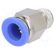 123.014-10 Push-in fitting; straight; -0.95÷15bar; nickel plated brass clyoQrULFR8azIQLJ0JCVGUOb24VHRhDlQ4XrTvtmQ0