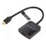 HBCBB Converter; HDMI socket,mini DisplayPort plug; Len: 0.15m; black WzoH3EgxU8Sm8RJasAKyVOGV3b8WH74cL3jjITDG57o