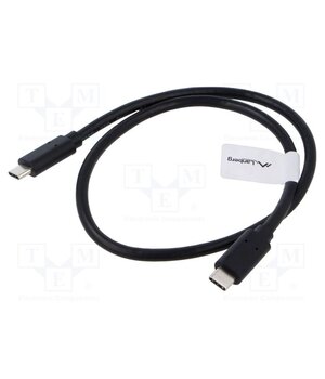 CA-CMCM-32CU-0005-BK Cable; USB 3.1; USB C plug,both sides; gold-plated; 0.5m; black cM6TPfPEVGfjYXSNmyd_DzKsi8MULWMeZZIJ3Dj3PKc