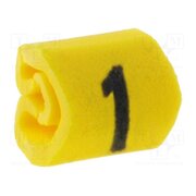 515-01614 Markers; Marking: 1; 1÷3mm; PVC; yellow; -65÷105°C; leaded; HGDC1-3 cFLUylkuEo5WnRsORkjpK6W57mQl7cD5QrUNDGXp5ho