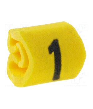 515-01614 Markers; Marking: 1; 1÷3mm; PVC; yellow; -65÷105°C; leaded; HGDC1-3 cFLUylkuEo5WnRsORkjpK6W57mQl7cD5QrUNDGXp5ho