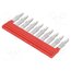 2460740000 ZQV 4N/10 RD Comb bridge; red; A; ways: 10 txoHGHp70ZoNXbWy6DQ8PhVAwGNd0Pxap07w0iOvd40