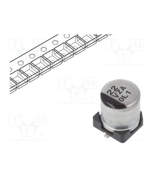 EEHZA1V220R Capacitor: hybrid; 22uF; 35VDC; SMD; ESR: 100mΩ; ZA; ±20%; Ø5x5.8mm zxhg25RPgqti-WrD9N_x7clZ7r0DYpqBOTEi3vkHMlQ