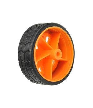 Gumijas ritenis, diametrs 30 mm, ass diametrs 2 mm, oranžs ABRV003+1.jpg