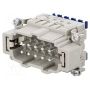 09330102648 Connector: HDC; contact insert; male; 16A; 500V; Han® ES Press JZeoOlN0TbwH2bRGLUmHRlSE5cWFfVKbUuDkAh_mf34