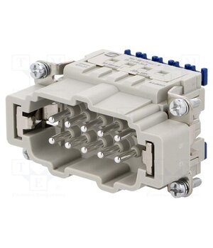 09330102648 Connector: HDC; contact insert; male; 16A; 500V; Han® ES Press JZeoOlN0TbwH2bRGLUmHRlSE5cWFfVKbUuDkAh_mf34