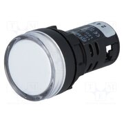 L22 24VDC W Control lamp; 22mm; L22; -20÷60°C; Illumin: LED; 24VDC; Ø22.5mm vQ1fhilksr0BVQv1vYnZ1Jvwp-vuJaNv5H9-ZjN3DI4