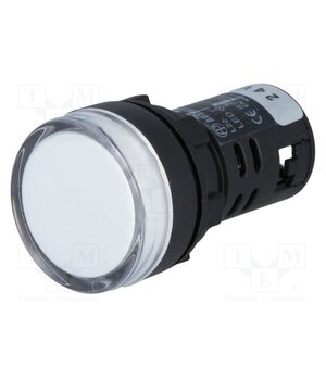 L22 24VDC W Control lamp; 22mm; L22; -20÷60°C; Illumin: LED; 24VDC; Ø22.5mm vQ1fhilksr0BVQv1vYnZ1Jvwp-vuJaNv5H9-ZjN3DI4