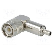 T1122A1-ND3G-1A-50 Connector: TNC; plug; male; 500V; angled 90°; 50Ω; crimped; POM alQLhJYKYvX2Uh6vS6MtLwC0sYdpRg7JJnXmP7k9f_I