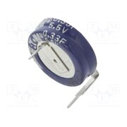 KR-5R5H334-R Supercapacitor; THT; 330mF; 5.5VDC; -20÷80%; Ø11.5x5.2mm; 50Ω; KR LqMfW5Nm6RujX35tKOInYVhyEcQR1EO4MMN24tzsObU