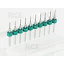 GRĄŽTELIŲ komplektas ø3x12mm, CNC / PCB, kotelio ø3.175mm (1/8"), 10vnt dėžutėje