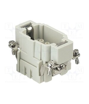 09330062602 Connector: HDC; contact insert; male; 16A; 500V; Han E®; PIN: 6; 6+PE eh5SNG8xoExXoDjkXBxo54MrlrbPHMPDdPq2hxdcFzQ