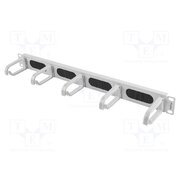 AK-1203-S Cable organizer; 1U; grey; Standard: 19" yoWeRZiW15JpAWtfMmklmu9BpPnPP3HrcqCOGJ7C8yA