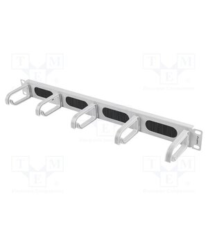 AK-1203-S Cable organizer; 1U; grey; Standard: 19" yoWeRZiW15JpAWtfMmklmu9BpPnPP3HrcqCOGJ7C8yA