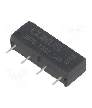 3570.1331.243 Relay: reed switch; SPST-NO; Ucoil: 24VDC; 500mA; max.150VDC; 10W d3Dn1ft3rwLD-bVMrEQHLRFQ9zTZz9MHeZtSm50FI0Q