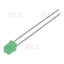 LED 3x3mm L-704GD 1-5mcd, žalias