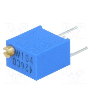 3266W-1-104LF Potentiometer: mounting; multiturn; 100kΩ; 250mW; ±10%; linear gqiSZL-Ns9pYbAMQtK0ZVZ4aC0Lp8XgYFB_9U_EK5Y4