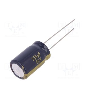 EEUFC1H331 Capacitor: electrolytic; low ESR; THT; 330uF; 50VDC; Ø12.5x20mm ml1vCFbWqjTXqafTr8k6p2UVe1AUNn0Pid4iN_2pVto