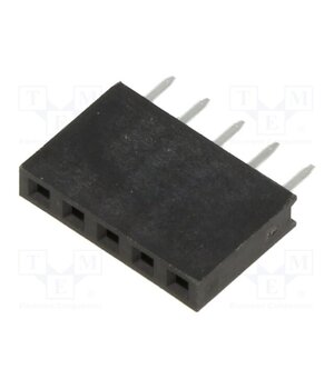 M20-7820546 Connector: pin strips; socket; female; PIN: 5; straight; THT; 2.54mm ix6xjQ9d82NXxwVzjqFWFdQDloJiAqmBatv4zjYh3CQ