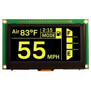 NHD-2.7-12864WDY3 Display: OLED; graphical; 2.7"; 128x64; Dim: 82x47.5x5.5mm; yellow JWLKTTXNQzp26ysvpXjHpCVbG0VHEEyLbhZ4QC0Cc7o