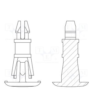 8G820V41216 Assembly stud; polyamide 66; L: 14.3mm; latch/latch; natural xfhTj3rua0_DMV642El8t_5dC-fLQSb2W36xfBuL5II