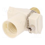 OPW E-27 (OPG) Connector: AC supply; adapter; 2P; 250VAC; 4A; white; screw-in yqfdwlR3qpp2gbpENtB153kYCGz48rj2qA3FZy9gmXE