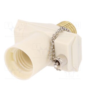 OPW E-27 (OPG) Connector: AC supply; adapter; 2P; 250VAC; 4A; white; screw-in yqfdwlR3qpp2gbpENtB153kYCGz48rj2qA3FZy9gmXE