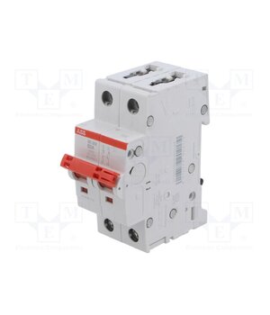2CDD282101R0063 Switch-disconnector; Poles: 2; for DIN rail mounting; 63A; 400VAC pxH8Wyf0EvspP9vA_cqy8p4yxzlC93Apko1cG_S2BLc