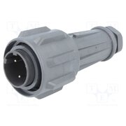 EXP-0911/03/P Connector: circular; plug; male; PIN: 3; 18A; 600V; EXPlora; IP68 HxMy68AGW4Aix3SHgIeDf4NVTg2PdWdplNc0sZySTTo