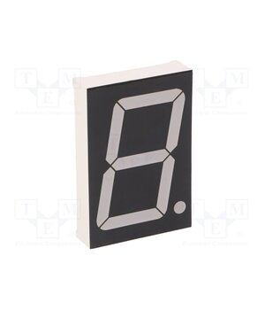 KW1-1808CVB Display: LED; 7-segment; 45mm; 1.8"; No.char: 1; red; 45÷90mcd Rw-lVYFRBpaSUf0CdvsHHEze5VziQBN65ifIAyBzymo