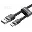 CABLE 2.0 USB A <-> USB-C (Type C) 2m, braided black, Baseus CATKLF-CG1 CKAK164J2A+3.jpg