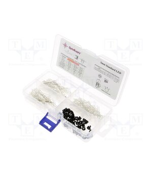 OKLEDT31203A Diode: LED-kit; THT; 3mm; 170pcs; 2.7÷3.4VDC; plastic box; 20mA; 30° 2jqxwRqFl_lIZTQrvfFWxCMqpaf2pl0ZHJ4NBcZujCk