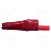 BU-63-2 Crocodile clip; 10A; red; Grip capac: max.7.9mm; Socket size: 4mm E0uWDQ9ZLpqHM3YE8on0MU3Xq5d7wiKRpBJo-T3OqRA