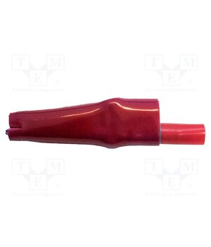 BU-63-2 Crocodile clip; 10A; red; Grip capac: max.7.9mm; Socket size: 4mm E0uWDQ9ZLpqHM3YE8on0MU3Xq5d7wiKRpBJo-T3OqRA