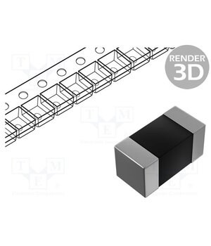 B57321V2103J060 NTC thermistor; 10kΩ; -55÷125°C; 180mW; ±5%; SMD; 4000K; 0603 Iq39_gW5TjnD_m21T33CoeC9ZfVroSUAC0QLEK9M7bg