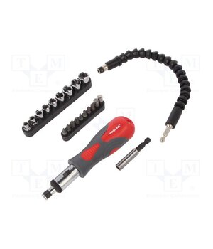 10008 Kit: screwdrivers; with ratchet; 23pcs. k7tYA8X3iuVm1HQmdKA5G-yW1Oy_QcJCddOAo6ocnq4