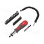 10008 Kit: screwdrivers; with ratchet; 23pcs. k7tYA8X3iuVm1HQmdKA5G-yW1Oy_QcJCddOAo6ocnq4